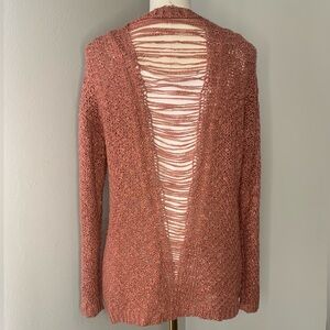 Taylor & Sage Women's Deep Mango V-Neck Knitted Sweater